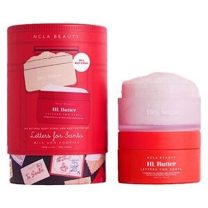 NCLA Beauty Letters for Santa 2-Piece Body Care Gift Set in Milk and Cookies